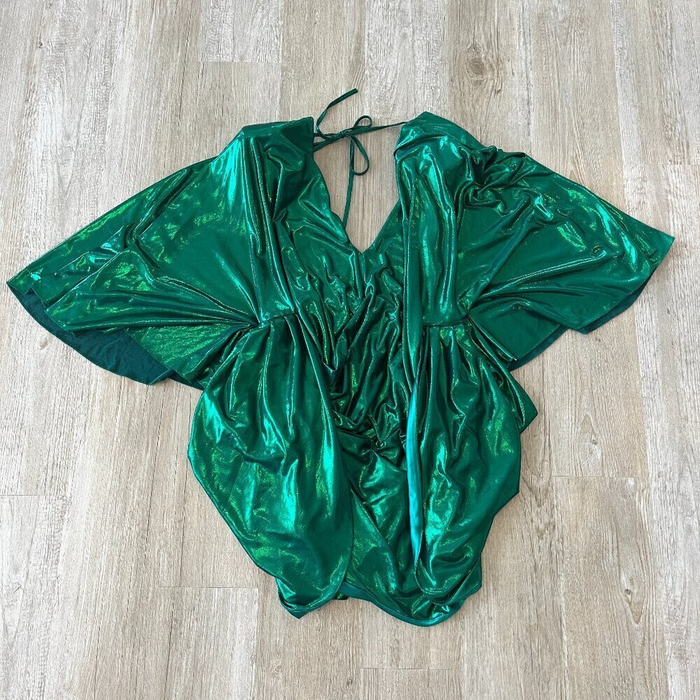Emerald Green Mini Dress